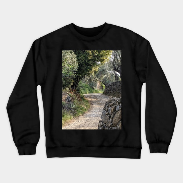 Country Road Crewneck Sweatshirt by aeolia